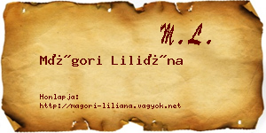 Mágori Liliána névjegykártya